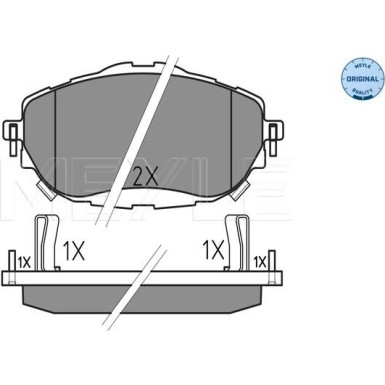 Bremsbelagsatz Toyota P. Auris/Corolla 12 252569819 Bremsbelagsatz Toyota P. Auris/Corolla 12 252569819