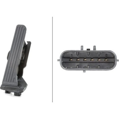 HELLA Sensor, Gaspedalstellung 6PV 011 040-711 HELLA Sensor, Gaspedalstellung 6PV 011 040-711