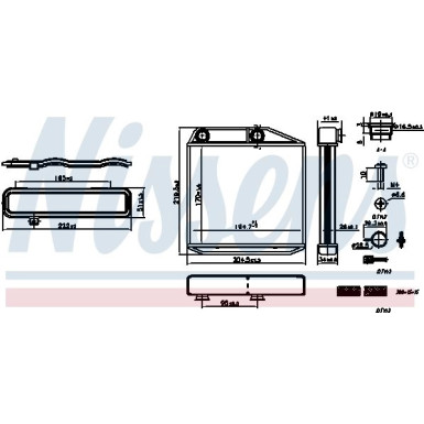 Heizkühler PKW Fiat 500 12 707213