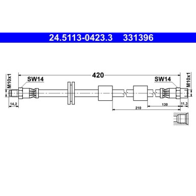 ATE Bremsschlauch 24.5113-0423.3