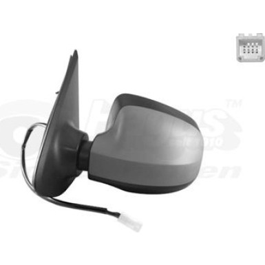 Außenspiegel Dacia Sandero konvex, grundiert OE 963023731R + HAGUS 1507807 Außenspiegel Dacia Sandero konvex, grundiert OE 963023731R + HAGUS 1507807
