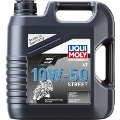 Liqui Moly Motorbike 4T 10W-50 Street 4 l 21726 4L Kanister Kunststoff
