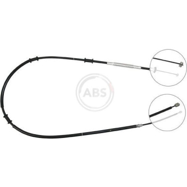 A.B.S. Handbremsseil Seilzug Festellbremse K13016 A.B.S. Handbremsseil Seilzug Festellbremse K13016