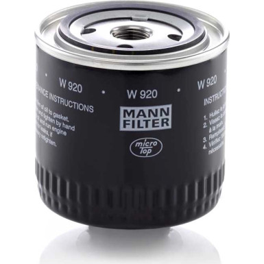 Mann & Hummel Ölfilter PKW W 920 Mann & Hummel Ölfilter PKW W 920