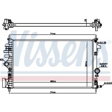 Wasserkühler PKW 630773 Wasserkühler PKW 630773