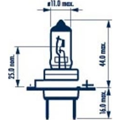 NARVA Glühlampe, Hauptscheinwerfer 48071 Range Power 150