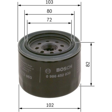Ölfilter TOYOTA,DAIHATSU 0 986 452 030 Ölfilter TOYOTA,DAIHATSU 0 986 452 030
