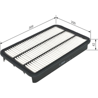 Luftfilter 1987429162 Luftfilter 1987429162