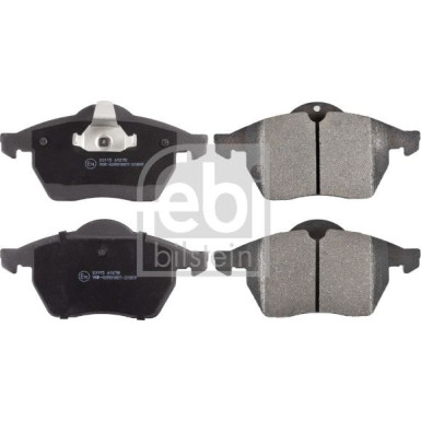 FEBI BILSTEIN Bremsbeläge 16107 FEBI BILSTEIN Bremsbeläge 16107
