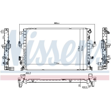 Wasserkühler PKW VW T6 2.0 TDI 15 65346