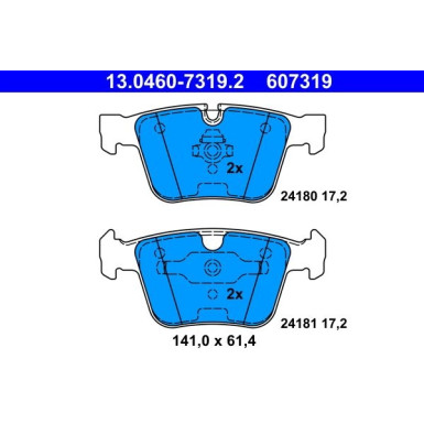 Bremsbelagsatz, Scheibenbremse 13.0460-7319.2 Bremsbelagsatz, Scheibenbremse 13.0460-7319.2