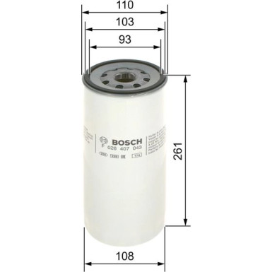 Ölfilter F 026 407 043 Ölfilter F 026 407 043