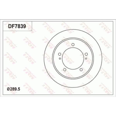 Bremsscheibe Suzuki P. Jimny 98 DF7839 Bremsscheibe Suzuki P. Jimny 98 DF7839