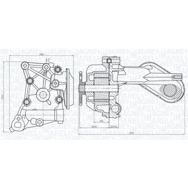 MAGNETI MARELLI Ölpumpe 351516000125 MAGNETI MARELLI Ölpumpe 351516000125