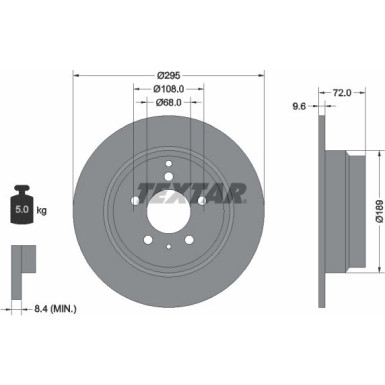 Bremsscheibe Volvo T. S70/V70 PRO 92066803