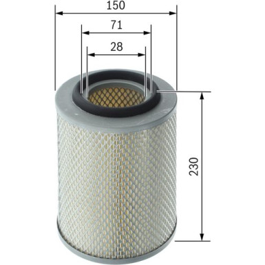Luftfiltereinsatz F 026 400 761 Luftfiltereinsatz F 026 400 761