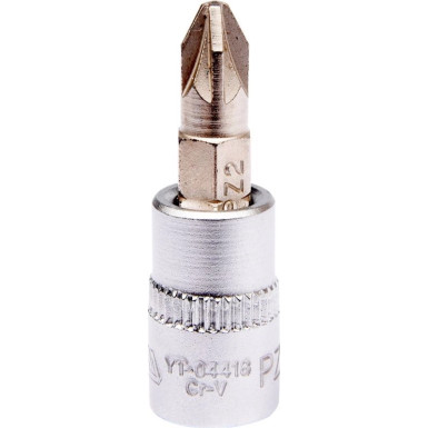 Biteinsatz Kreutzschlitz Pz2 1/4 L37Mm YT-04418 Biteinsatz Kreutzschlitz Pz2 1/4 L37Mm YT-04418