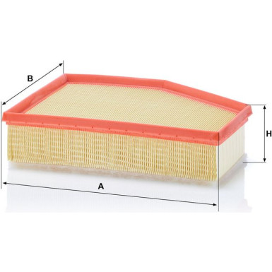 Mann & Hummel Luftfilter PKW BMW 5,7 15 C 28 037