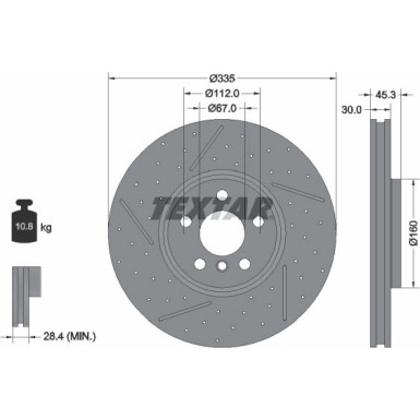Bremsscheibe PRO+ 92317105 Bremsscheibe PRO+ 92317105