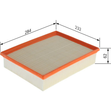 Luftfilter AUDI F 026 400 556
