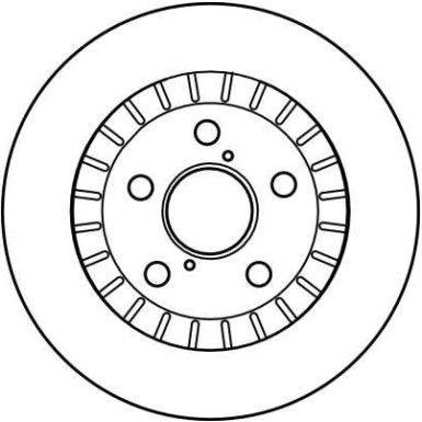 Bremsscheibe Toyota P. Rav4 DF4093 Bremsscheibe Toyota P. Rav4 DF4093