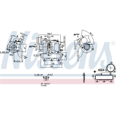 Nissens Turbo DACIA Logan,REANULT,SMART 12 FACTORY NEW 93423