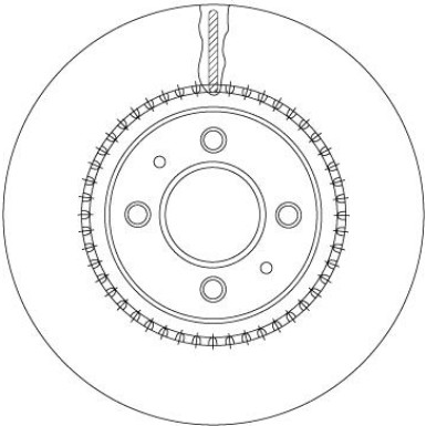 Bremsscheibe Kia P. Rio 1.2-1.25 11 DF6904 Bremsscheibe Kia P. Rio 1.2-1.25 11 DF6904