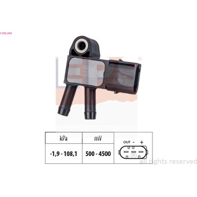 Sensor, Abgasdruck Made in Italy - OE Equivalent 1.993.294