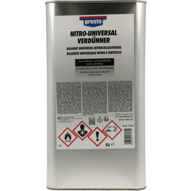 Presto Nitro Universalverdünnung 5 Liter Kanister Nitro-Universalverdünnung 5 l 171659