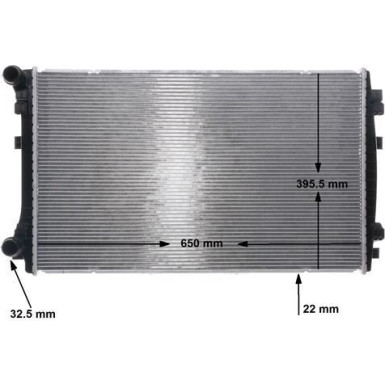 Kühler, Motorkühlung BEHR CR 2054 000S