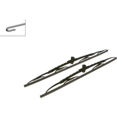 608 BOSCH Wischerblatt 3397118307 608 BOSCH Wischerblatt 3397118307