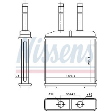 Heizkühler PKW 76506