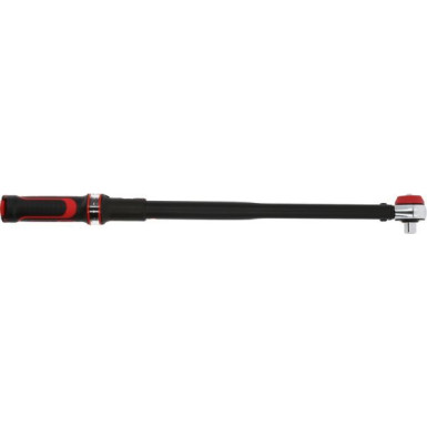 KS TOOLS 1/2 ERGOTORQUE®Präzisions-Drehmomentschlüssel mit Ratsche und Schwenkrad, 60-320 Nm 516.1472