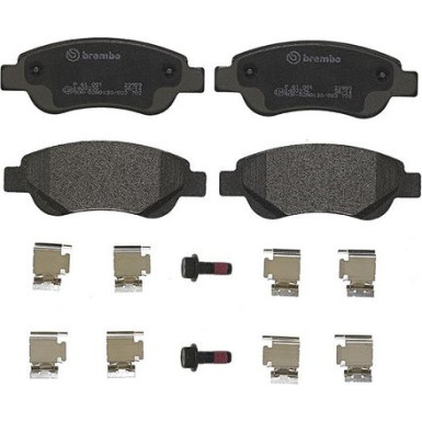BREMBO Bremsklötze VA P 61 081 BREMBO Bremsklötze VA P 61 081