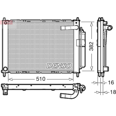 DENSO Motorkühler DRM46101 DENSO Motorkühler DRM46101