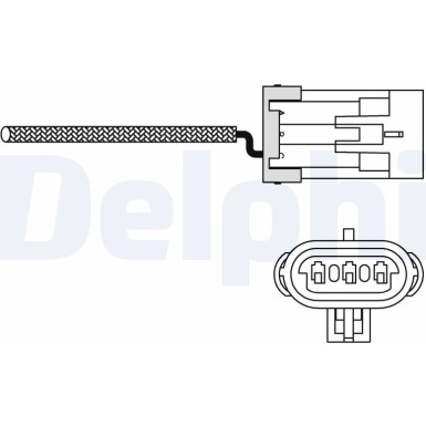 DELPHI Lambdasonde ES10988-12B1 DELPHI Lambdasonde ES10988-12B1