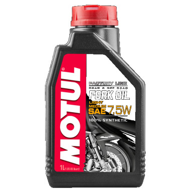 Motul Factory Line Fork Oil Light Medium SAE 7,5W 1 Liter FORK OIL FACTORY LINE LIGHT/MEDIUM 7.5W 105926