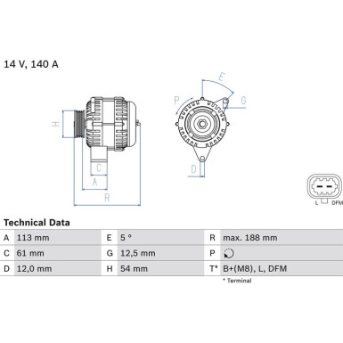 Lichtmaschine 0 986 080 380 Lichtmaschine 0 986 080 380