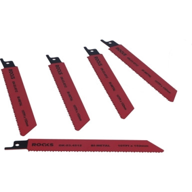 SäGeblatt Fr SäBelsäGe Bi-Metal, Stahl, 10 Tpi X 152 mm, Set 5 Stk S922HF
