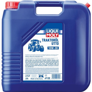 Liqui Moly Traktoröl UTTO 10W-30 20 l 4749 20L Kanister Kunststoff
