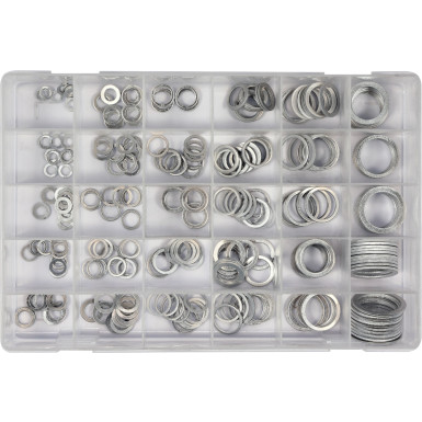 Alu-Dichtring-Sortiment 300Tlg YT-06865 Alu-Dichtring-Sortiment 300Tlg YT-06865