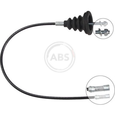 A.B.S. Handbremsseil Seilzug Festellbremse K10541 A.B.S. Handbremsseil Seilzug Festellbremse K10541
