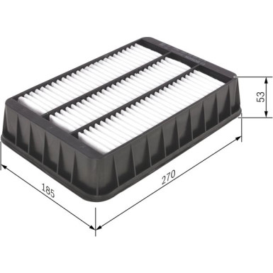 Luftfilter MITSUBISHI,CITROEN,PEUGEOT F 026 400 200
