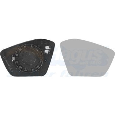 Spiegelglas, Außenspiegel Skoda Octavia OE 5E3 857 522 HAGUS 7647838 Spiegelglas, Außenspiegel Skoda Octavia OE 5E3 857 522 HAGUS 7647838