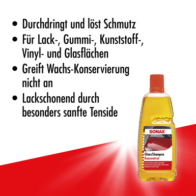Sonax Glanzshampoo Konzentrat 1L GlanzShampoo Konzentrat 03143000 Sonax Glanzshampoo Konzentrat 1L GlanzShampoo Konzentrat 03143000
