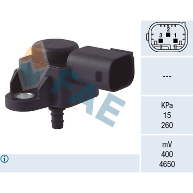 FAE Sensor, Saugrohrdruck 15074 FAE Sensor, Saugrohrdruck 15074