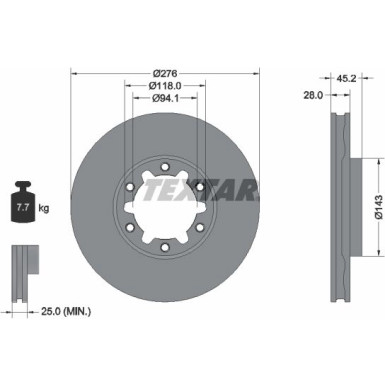 Bremsscheibe 92338603 Bremsscheibe 92338603