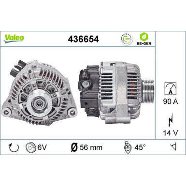 VALEO Generator 200242 VALEO RE-GEN AT