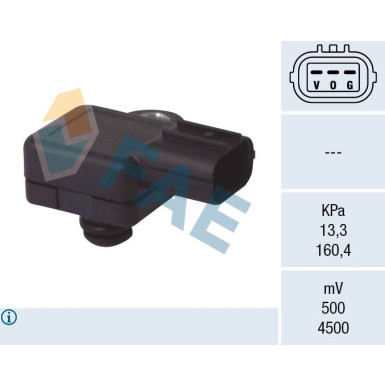 FAE Sensor, Saugrohrdruck 15078 FAE Sensor, Saugrohrdruck 15078