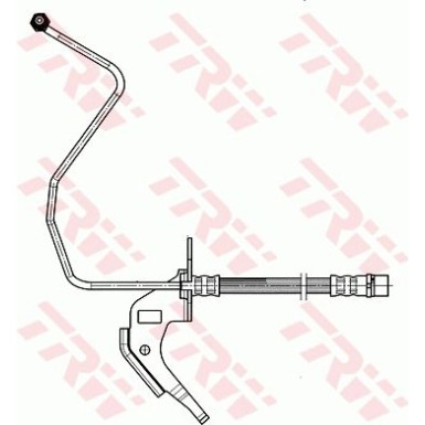PHD564 Bremsschl HA re inkl.Rohrl OPEL Astra,Zafira,Meriva 98